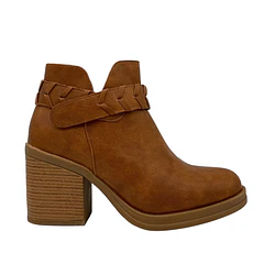 Botin para mujer liso Cafe Danicolle