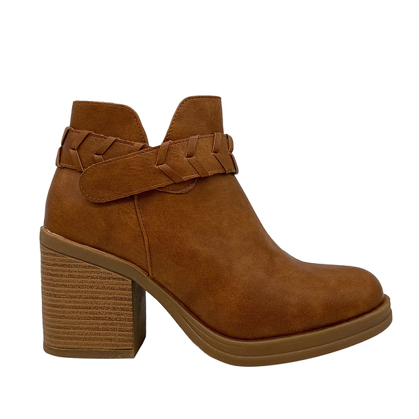 Botin para mujer liso Cafe Danicolle 1