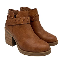Botin para mujer liso Cafe Danicolle