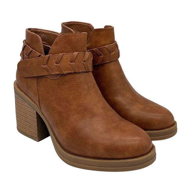 Botin para mujer liso Cafe Danicolle 2