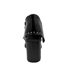 Botin para mujer solapa con tachas negro Danicolle 4