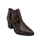 Botin para mujer solapa con tachas cafe Danicolle 5