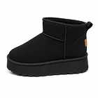 Botín para mujer afelpado Negro Danicolle 1