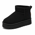 Botín para mujer afelpado Negro Danicolle 2