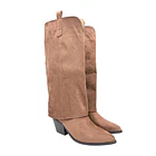 Bota Mujer Western Bordada Color Café 3