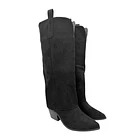 Bota Mujer Western Bordada Color Negro 2