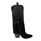 Bota Mujer Western Bordada Color Negro 4