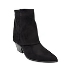 Bota Mujer con Solapa Color Negro 3