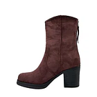Bota Mujer Western con Flecos Color Café 4