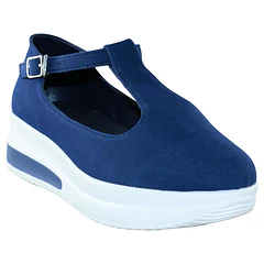 Zapato Mujer Plataforma con Correa Color Azul