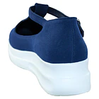 Zapato Mujer Plataforma con Correa Color Azul 4