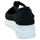 Zapato Mujer Plataforma con Correa Color Negro 3