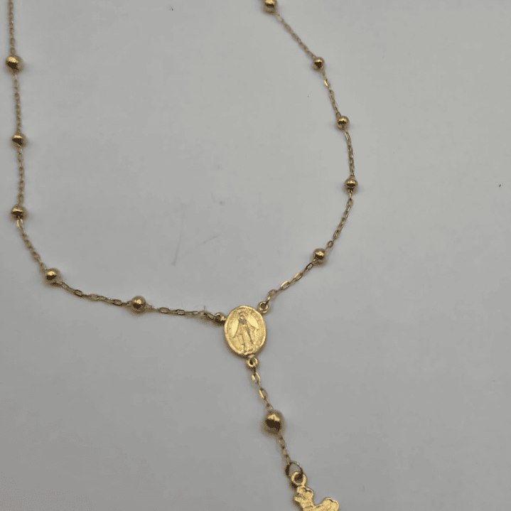 Tercinho de Nossa Senhora de Ouro Amarelo 18k750 3