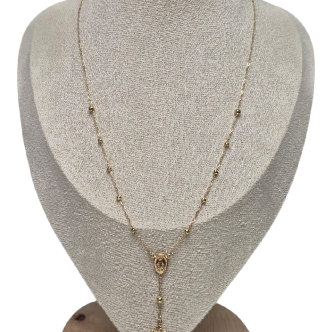 Tercinho de Nossa Senhora de Ouro Amarelo 18k750 6