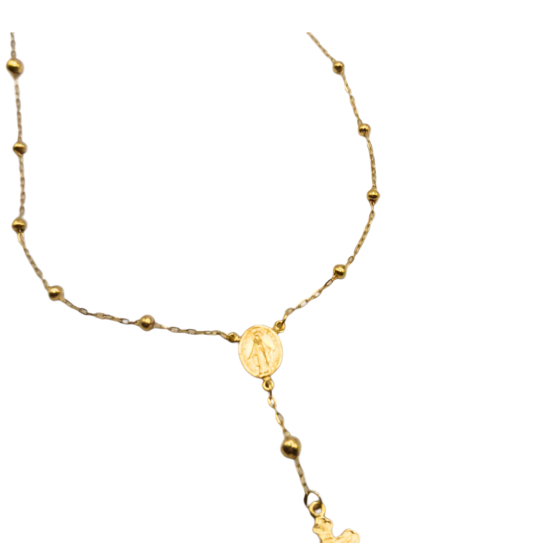 Tercinho de Nossa Senhora de Ouro Amarelo 18k750 7