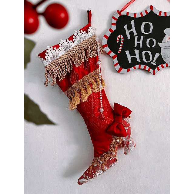 Bota navideña Victoriana 