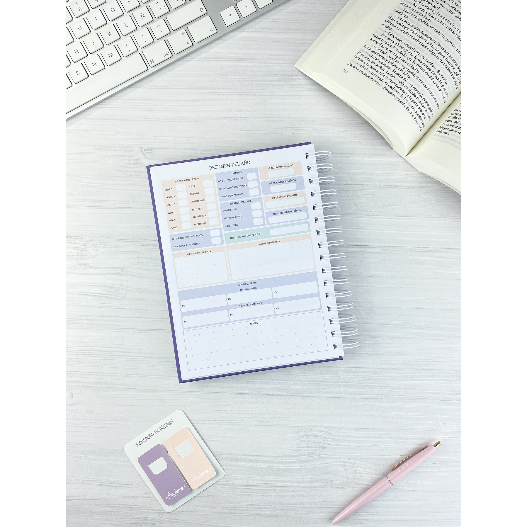 Planificador Literario (portada personalizada) 8