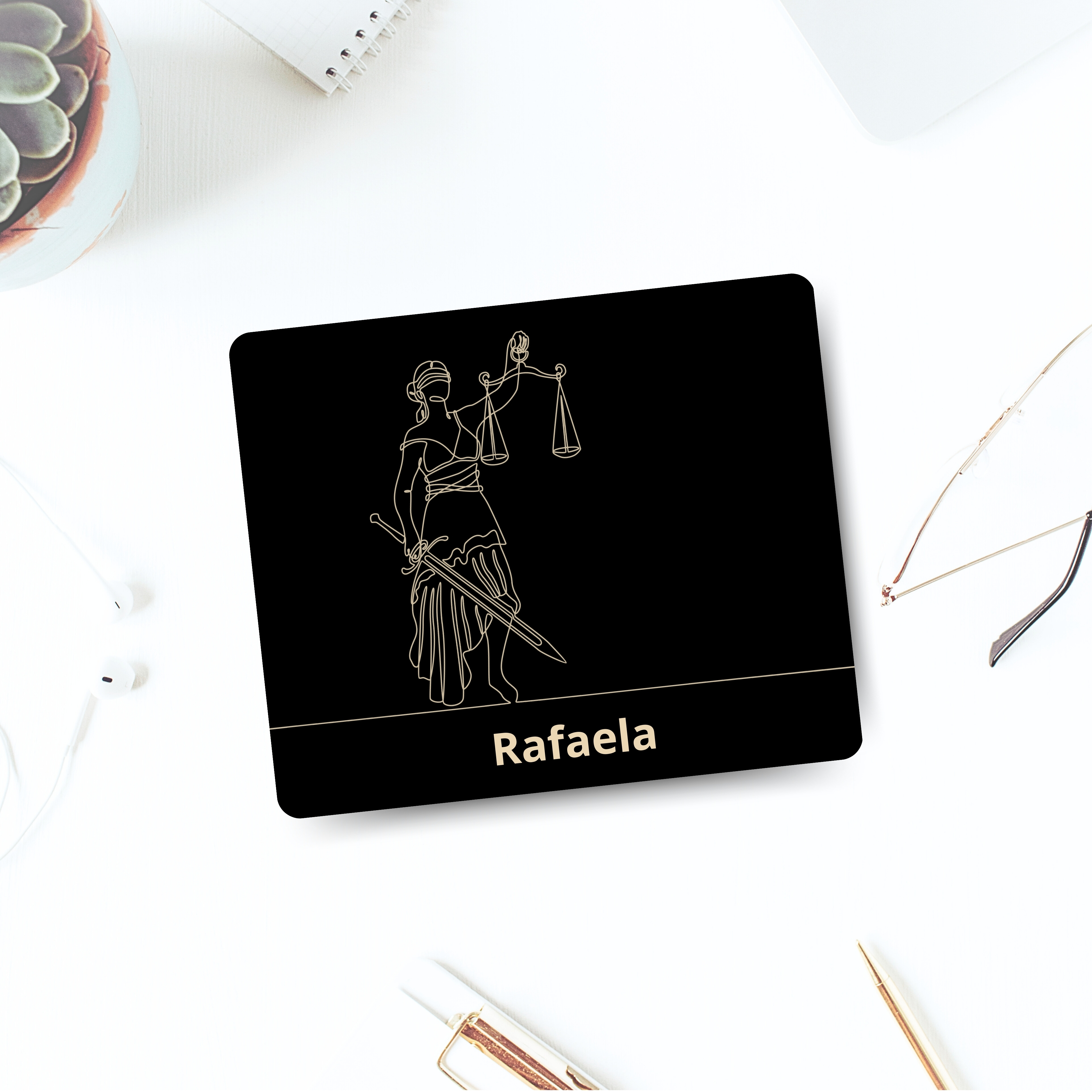 Mouse Pad "Dama de la justicia"