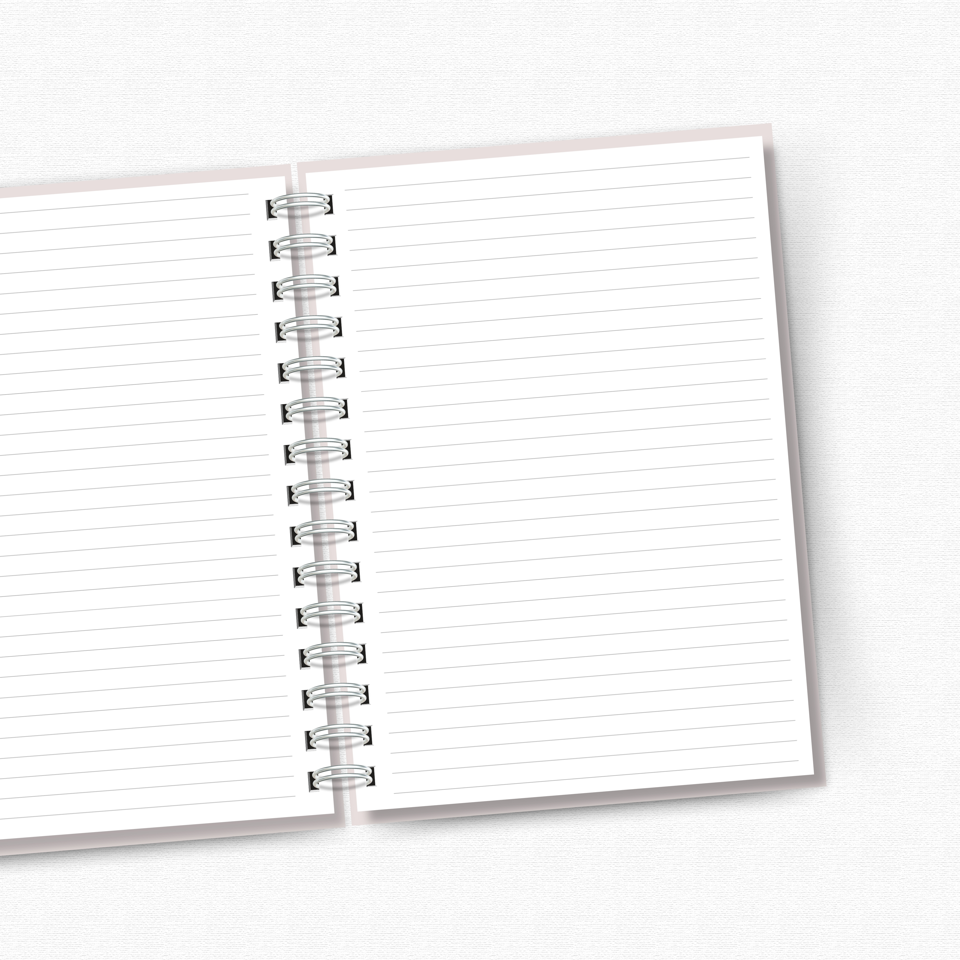 Libreta hojas con líneas