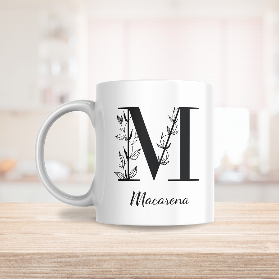 Taza inicial + nombre 1