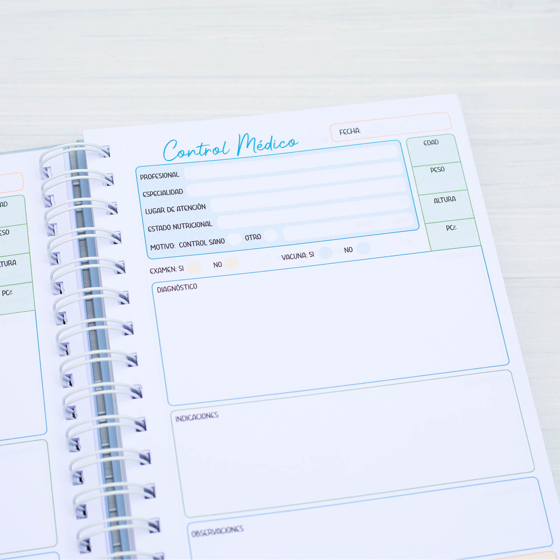 Agenda Pediátrica Conejo 7