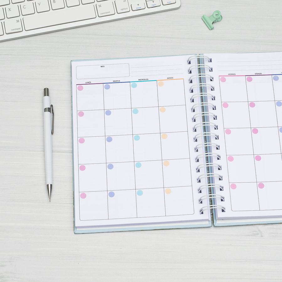 Planner Clásico Vista Vertical Líneas 6