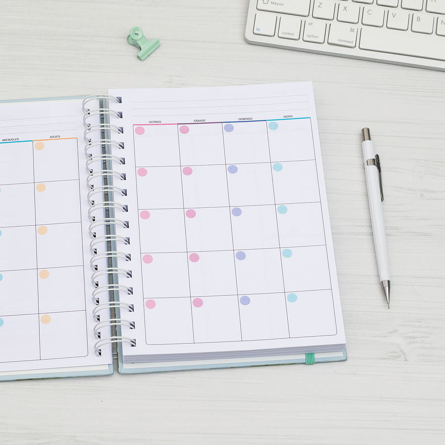 Planner Clásico Vista Vertical Líneas 7