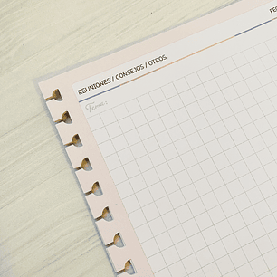 Hojas apuntes cuadriculado / Refill Inteligente