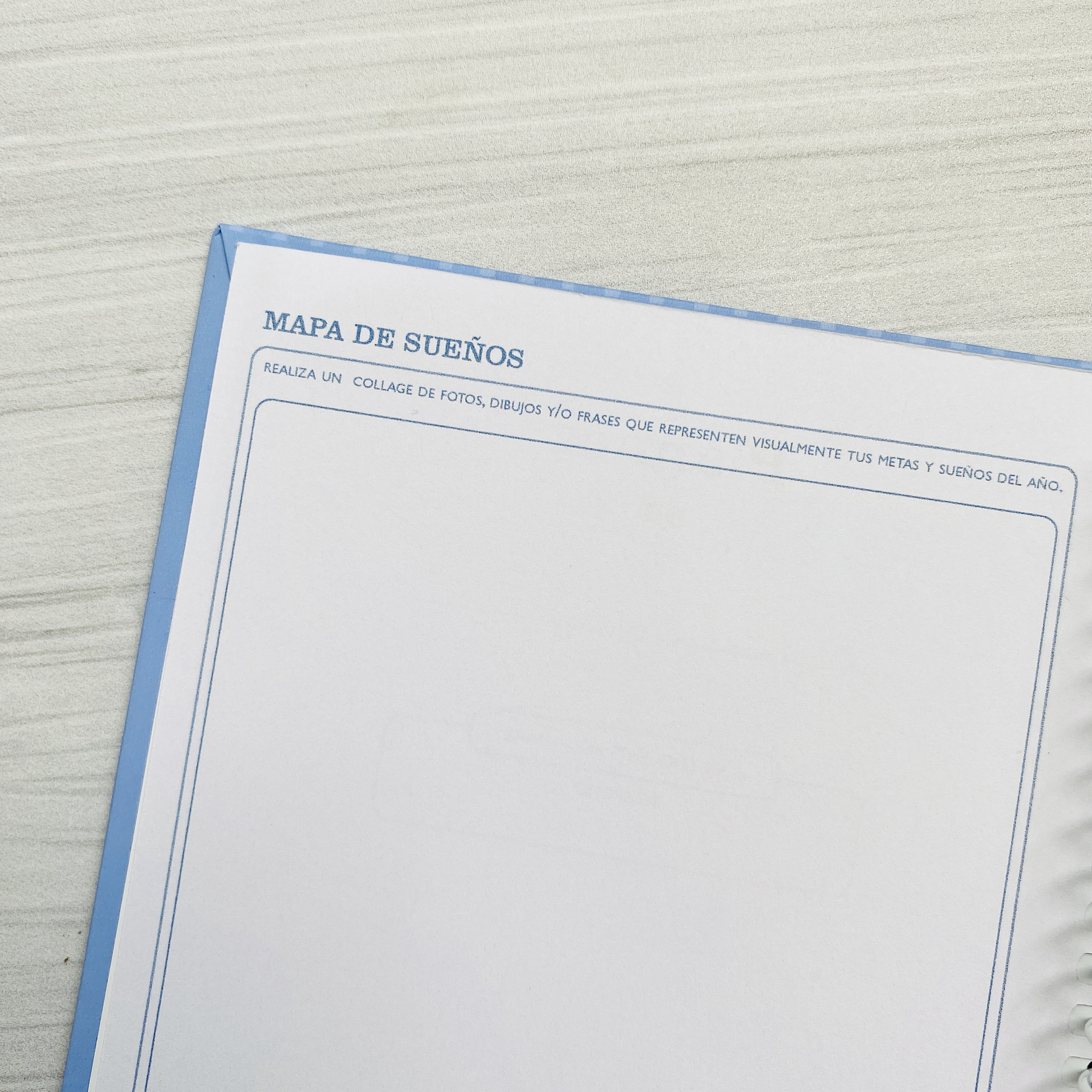 Planner 2 días por página / SkyBlue / Portada Personalizada 3