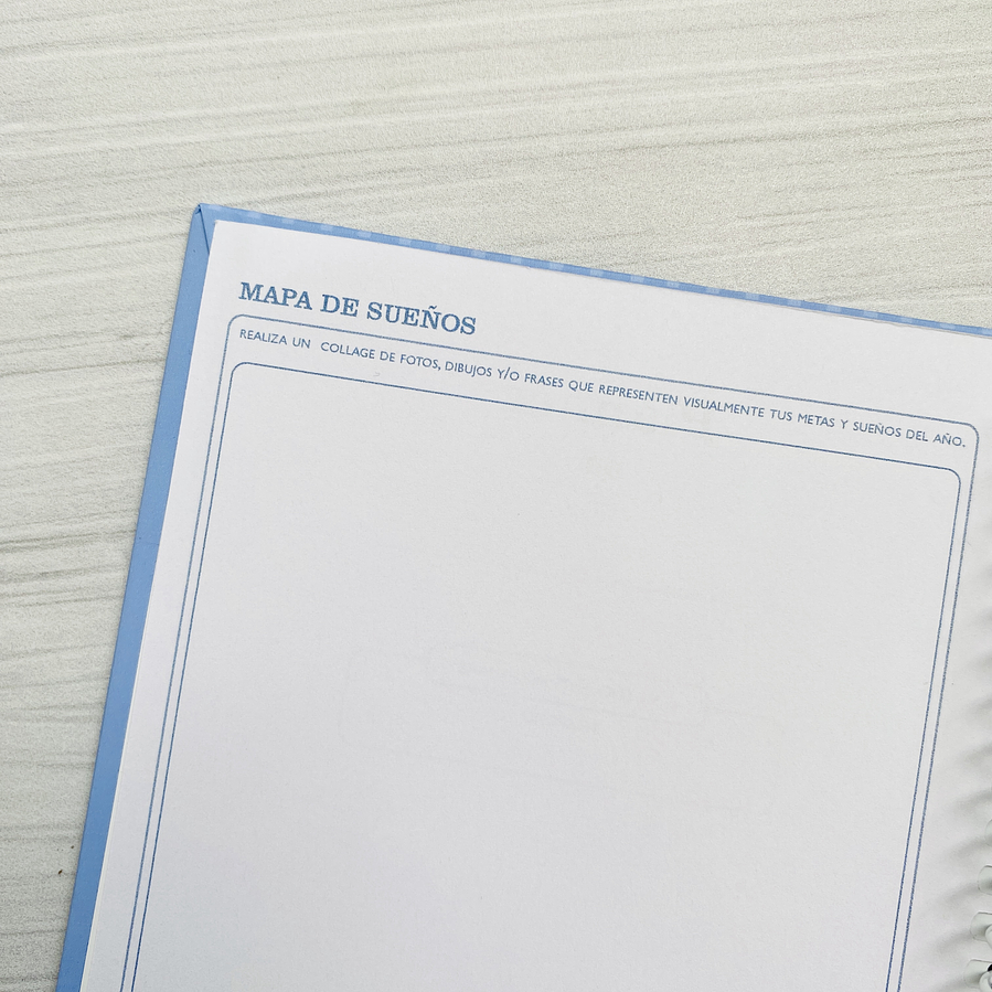 Planner 2 días por página / SkyBlue / Portada Personalizada 3