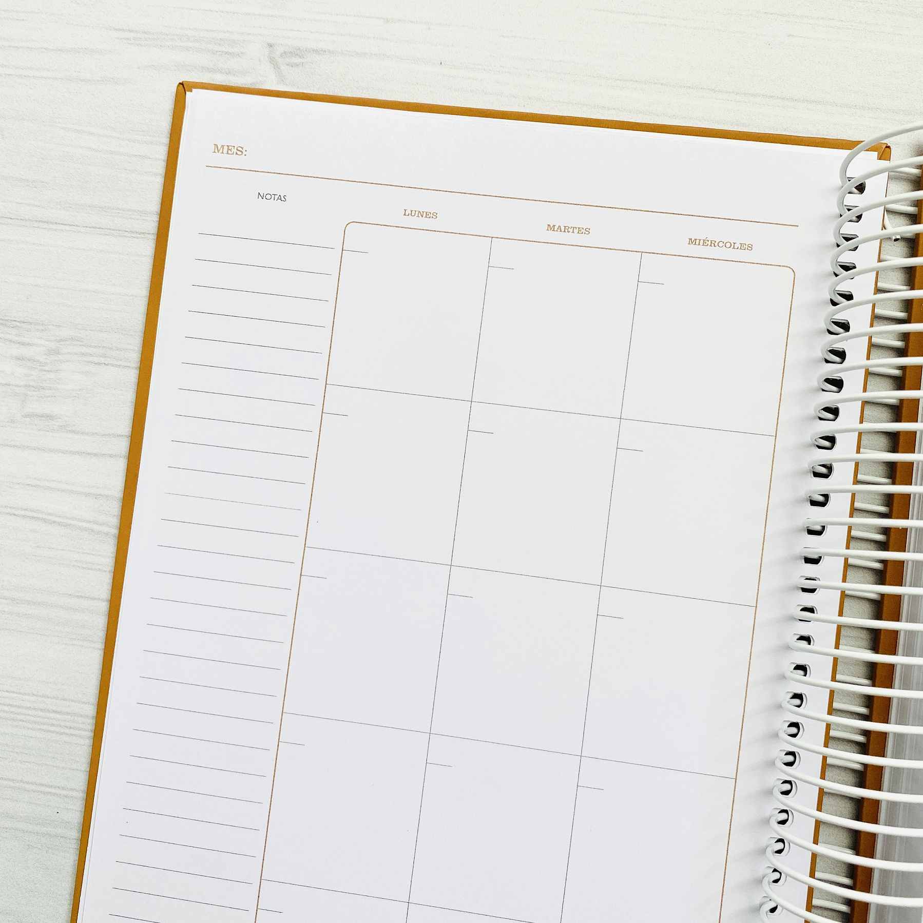 Planner 2 días por página / Cocoa / Portada Personalizada 4