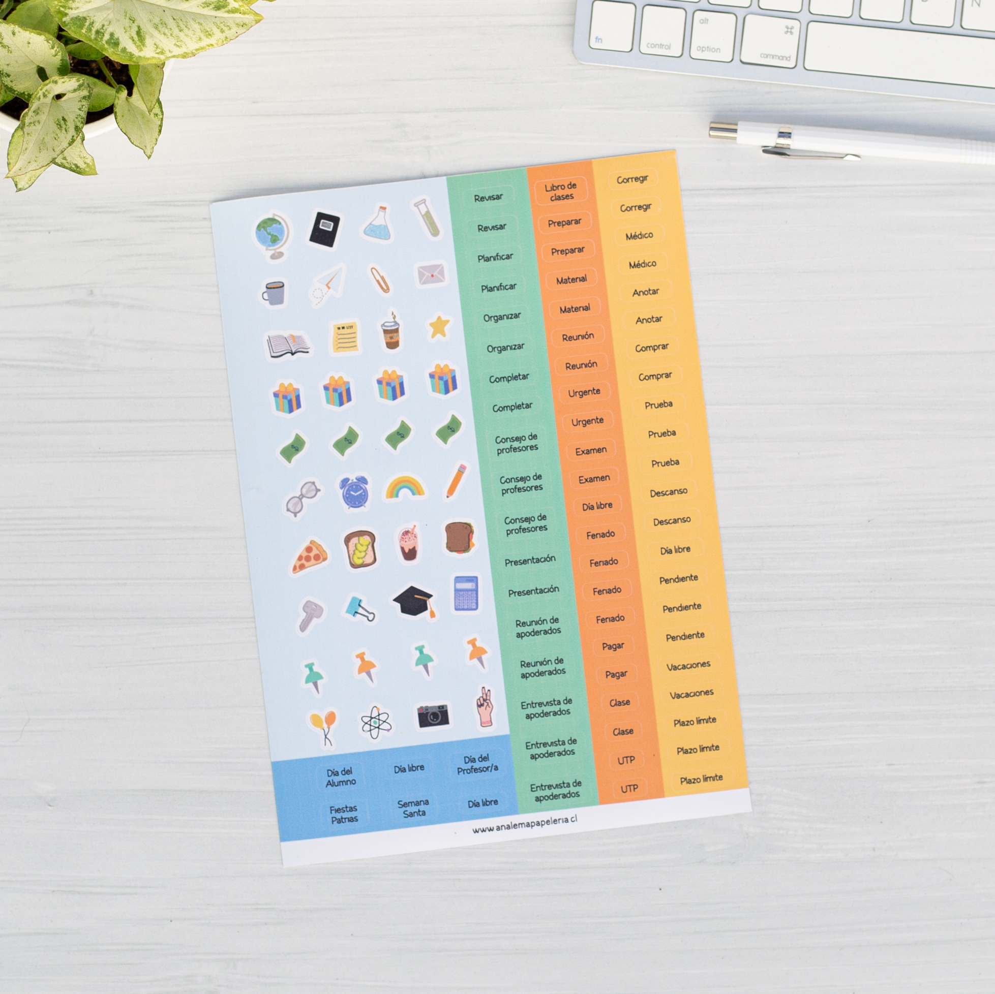 Stickers Docente Wild