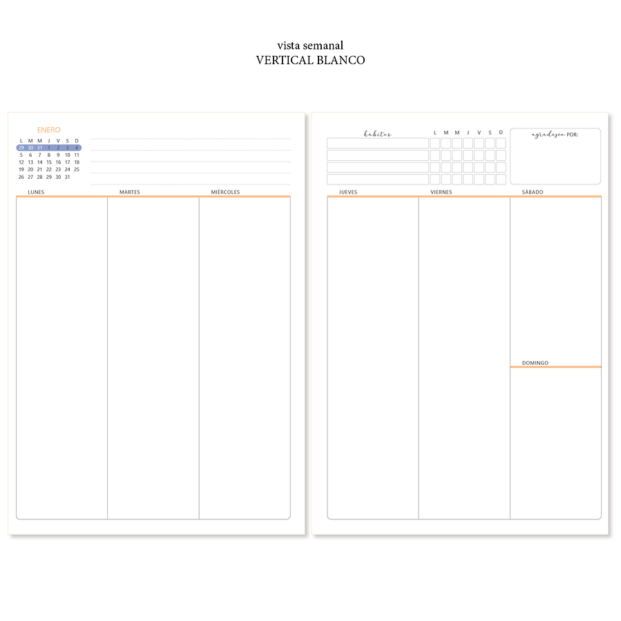 Agenda 2026 Personal / Color Energy / Tamaño Extra  16