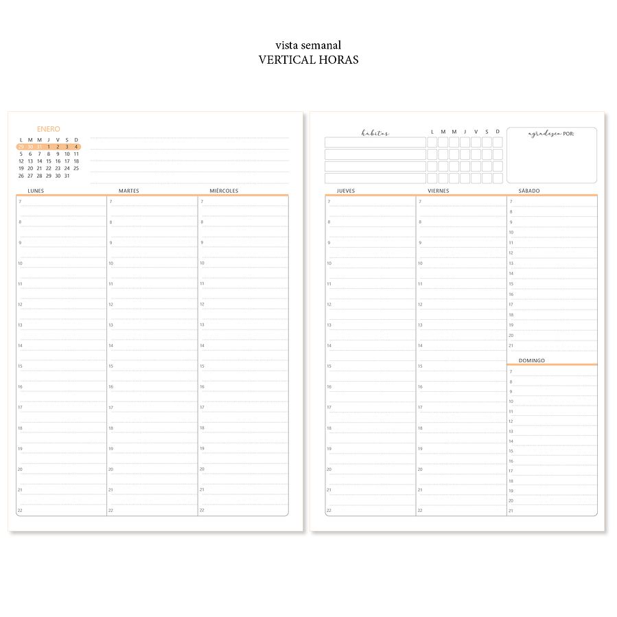 Agenda 2026 Personal / Color Energy / Tamaño Extra  21