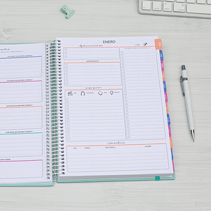 Agenda 2026 Personal / Color Bloom / Tamaño Extra 