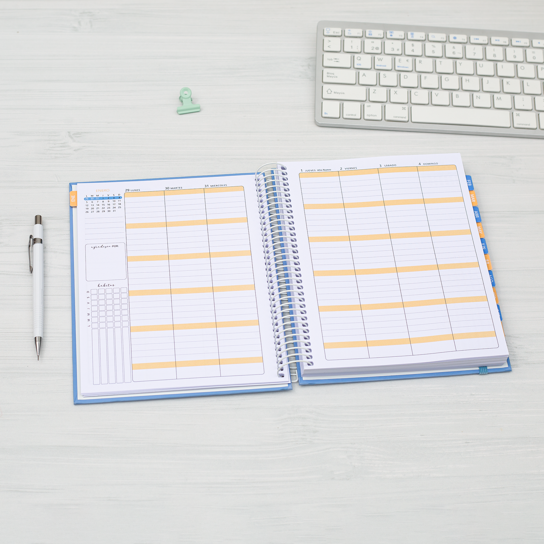 Agenda 2026 Personal / Color Energy / Tamaño Clásico 9