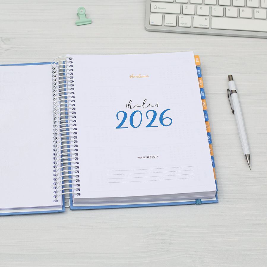 Agenda 2026 Personal / Color Energy / Tamaño Clásico 2