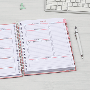 Agenda 2026 Personal / Color Romance / Tamaño Clásico 