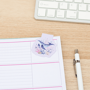 Marcapáginas magnético Ballena