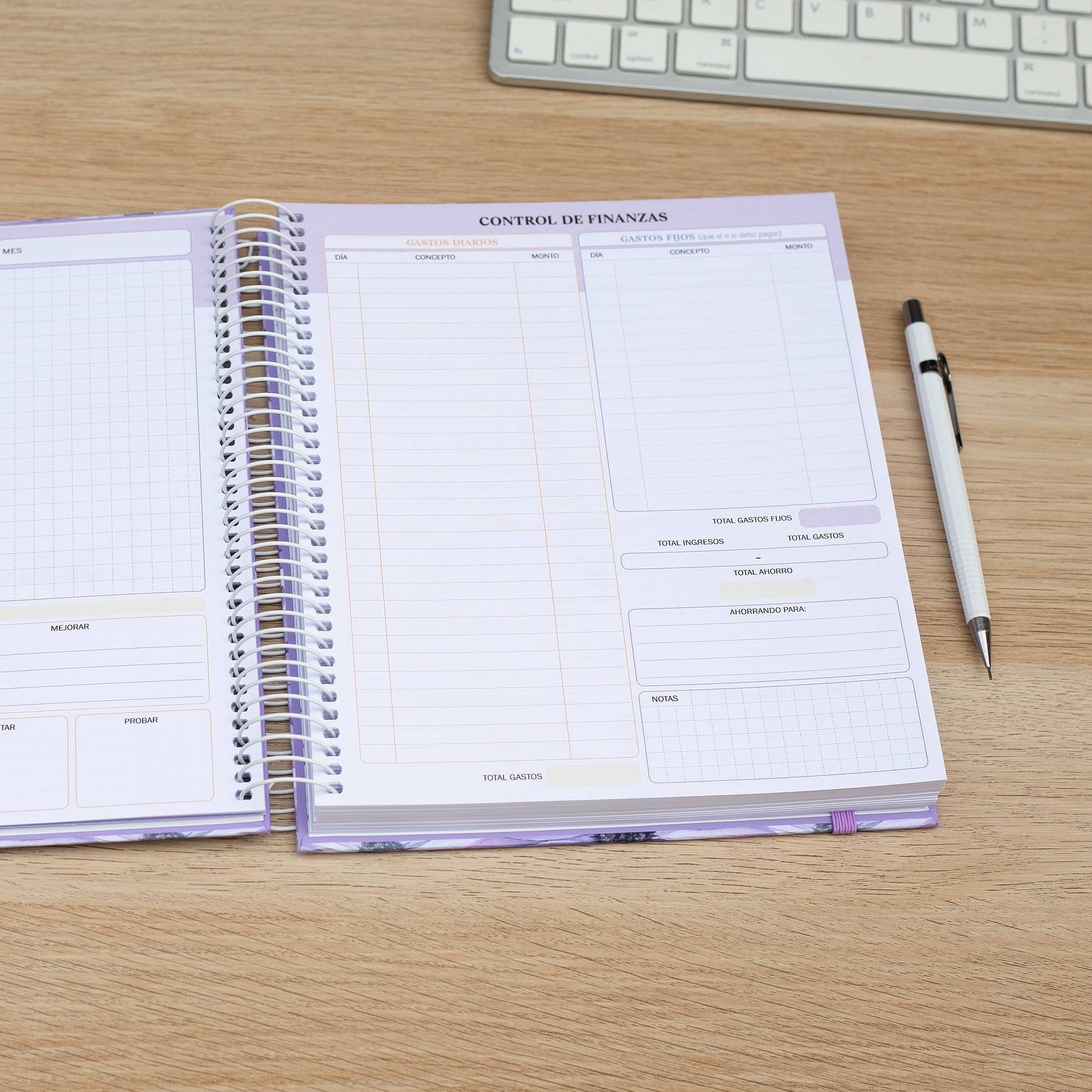 Súper Planner Malva / Agenda Personalizada 10