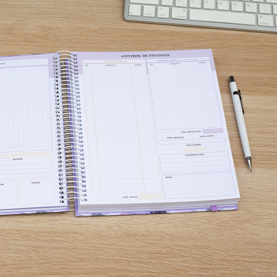 Súper Planner Malva / Agenda Personalizada 10