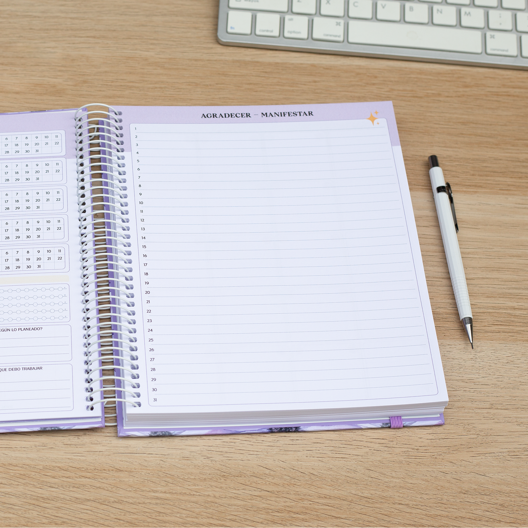 Súper Planner Malva / Agenda Personalizada 12