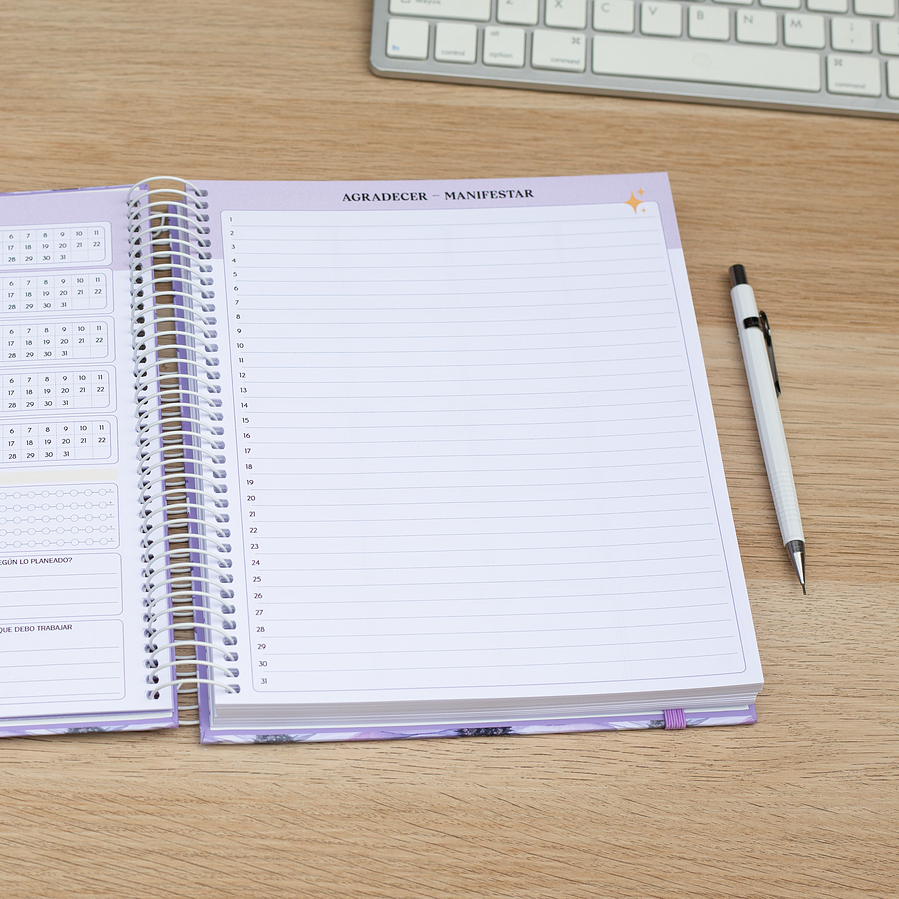 Súper Planner Malva / Agenda Personalizada 12