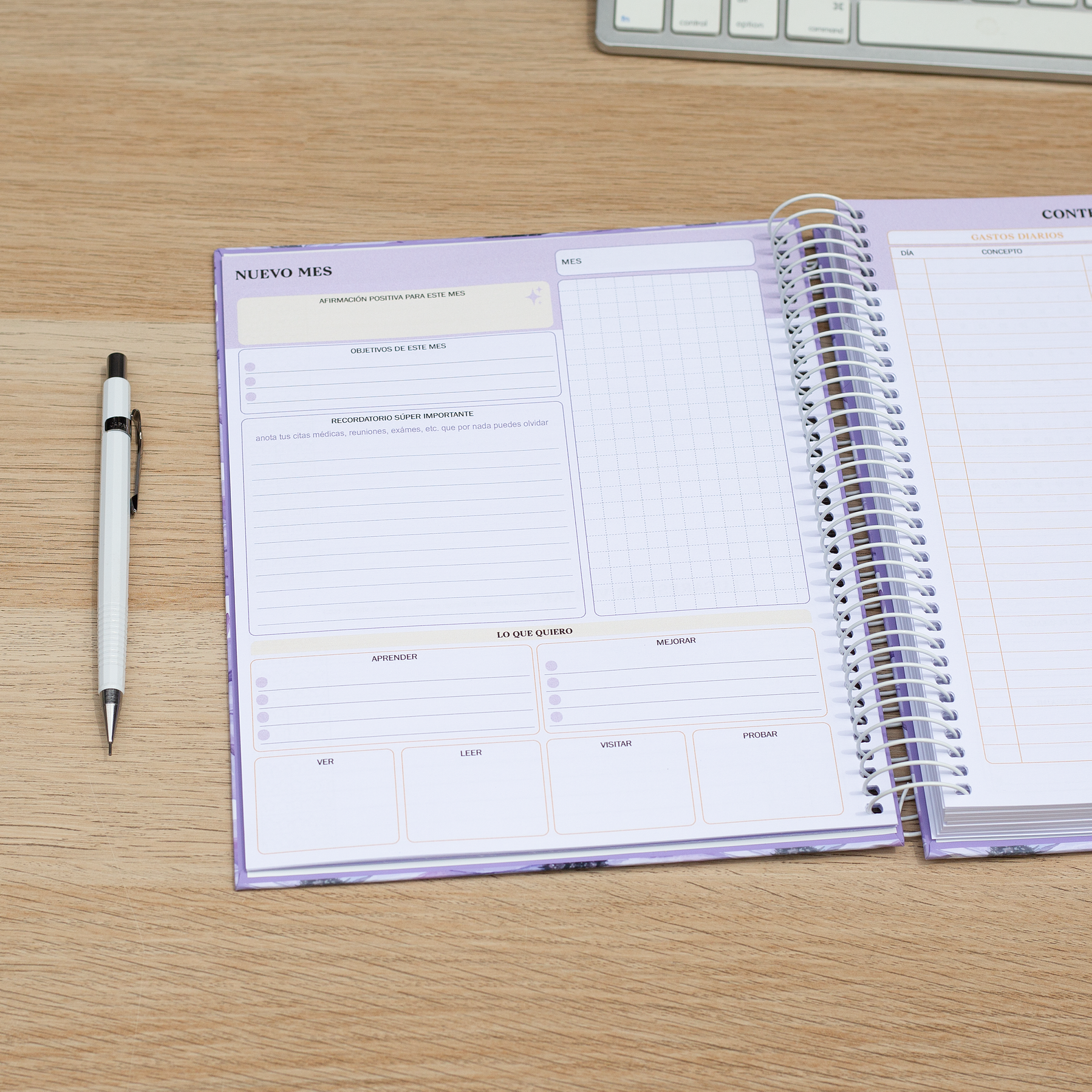 Súper Planner Malva / Agenda Personalizada 9