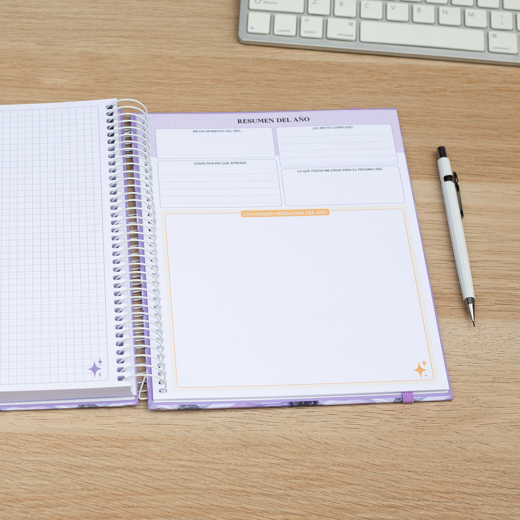 Súper Planner Malva / Agenda Personalizada 15