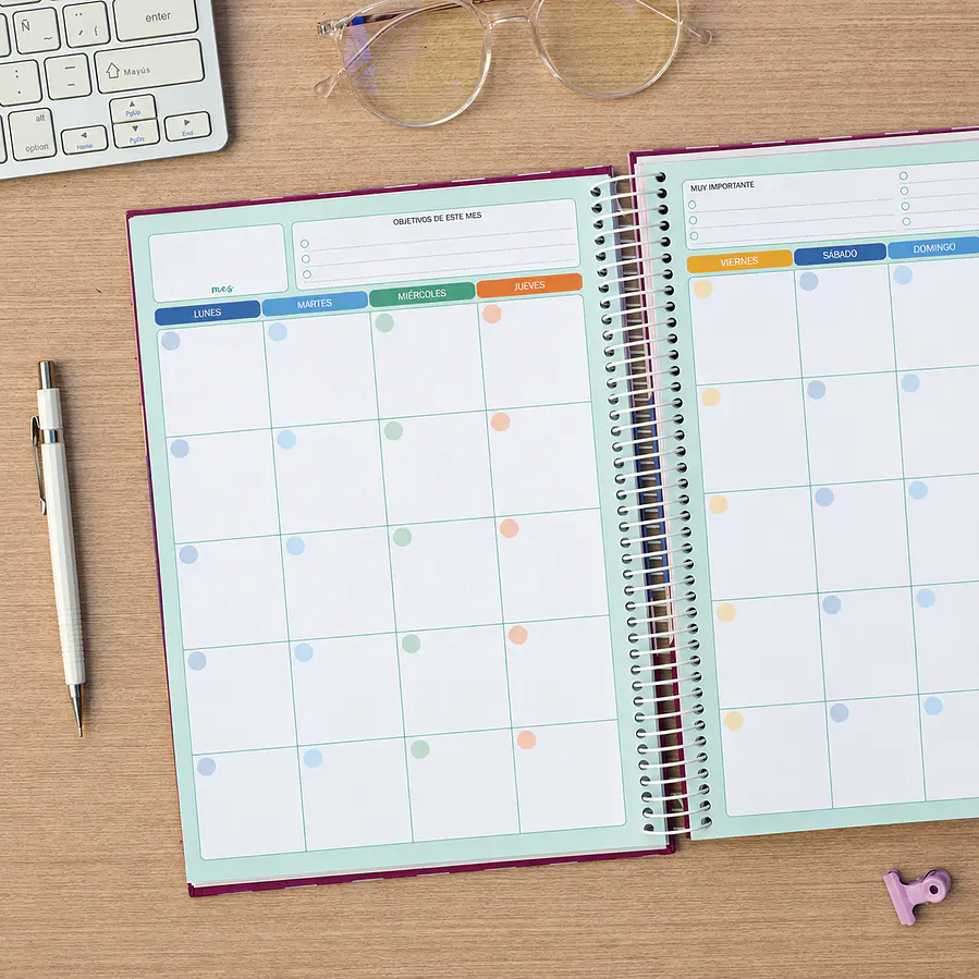 Agenda Docente 2027 en Español / color Wild / + Regalos Preventa 4
