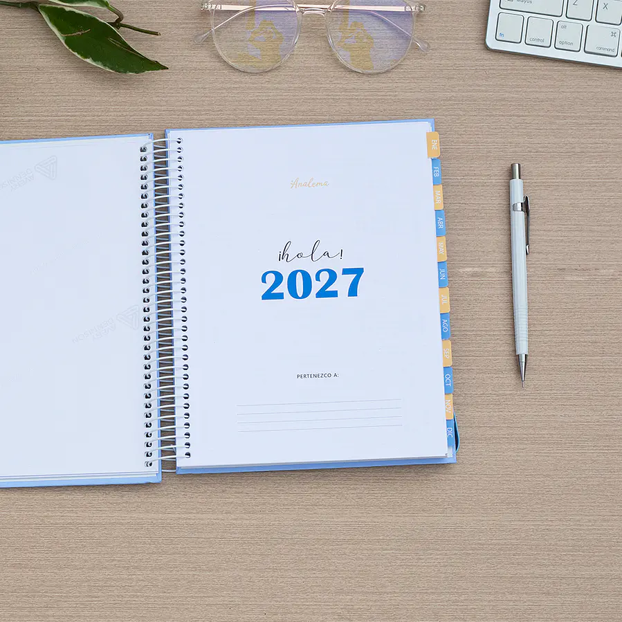 Agenda fechada / Energy / Tamaño Clásico + Regalos Lanzamiento 1