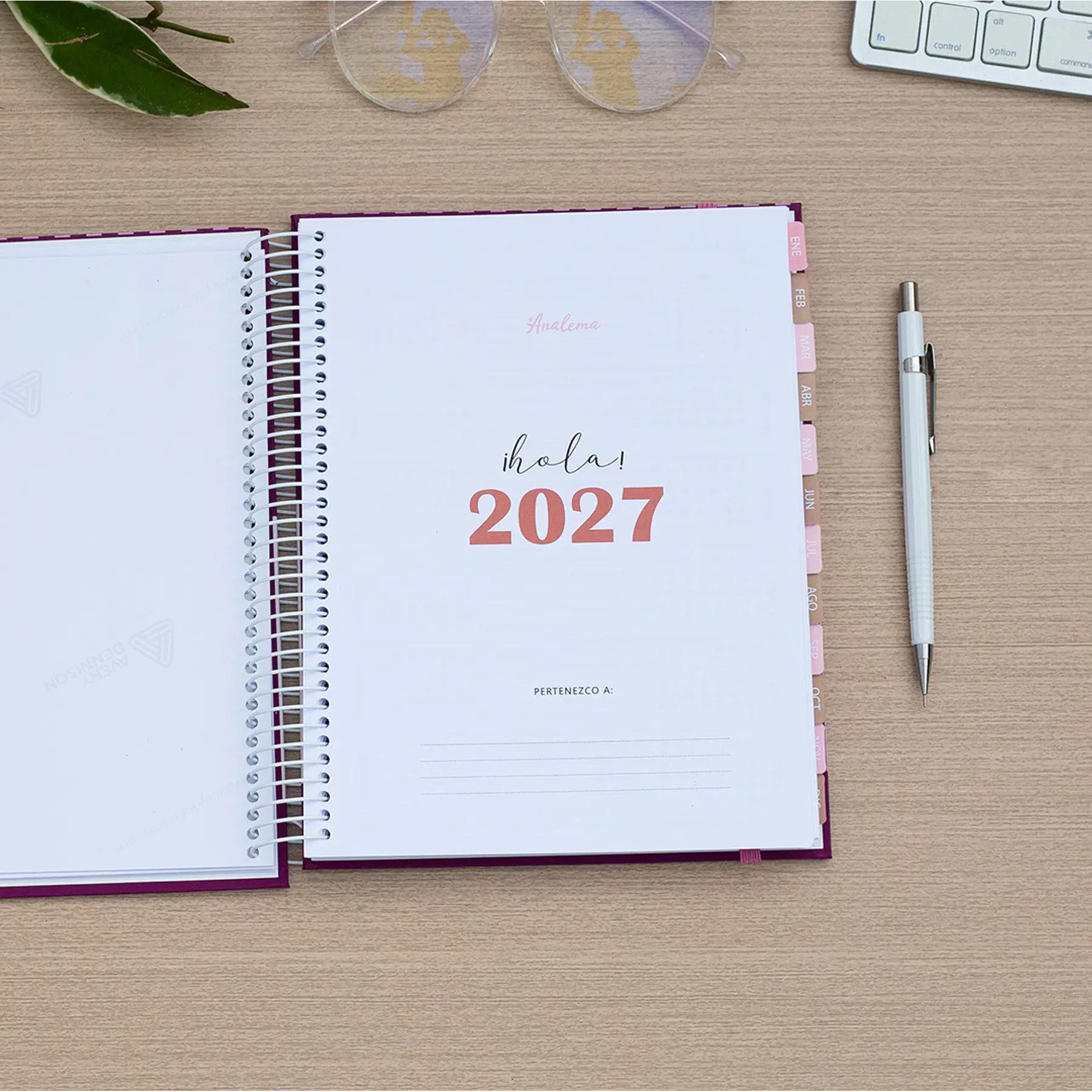 Agenda fechada / Romance / Tamaño Clásico + Regalos Lanzamiento 1