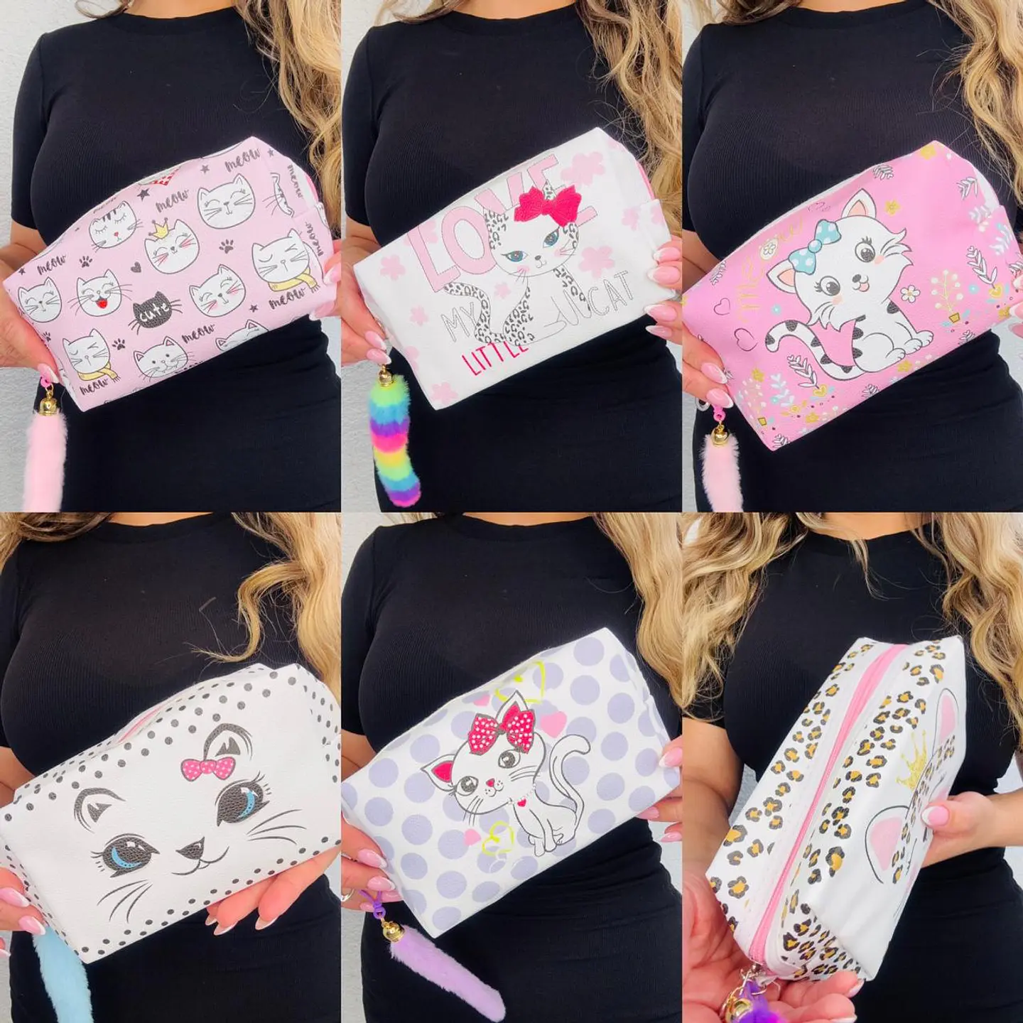 ‎ESTUCHES/COSMETIQUEROS  LOTE 6 UNIDADES  1