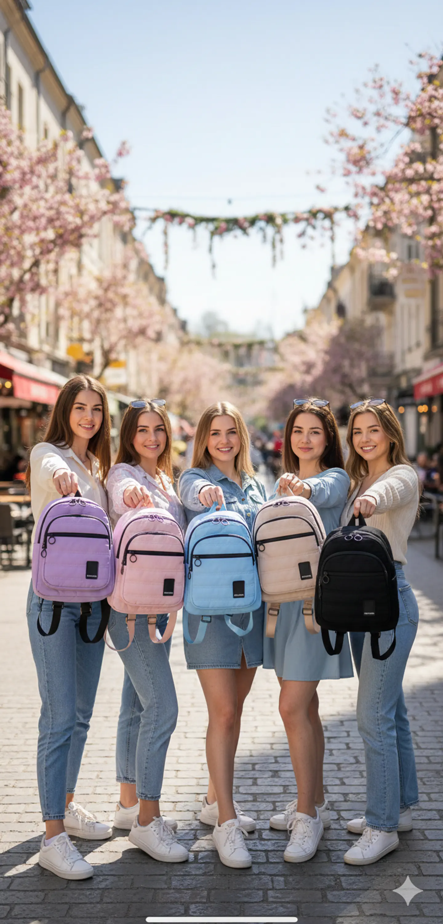 MOCHILAS ESTILO BUBBA LOTE 6 UNIDADES COLORES SURTIDOS  1
